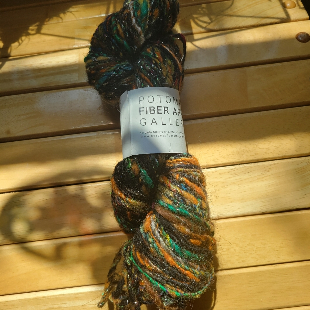 Multicolor Yarn Handspun And Dyed